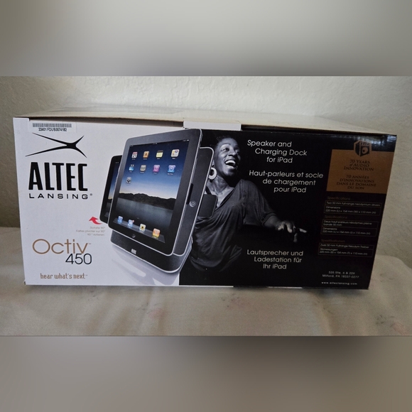 Active 450 speaker and charging dock for iPad, iPhone, iPod perfect gift. - Picture 6 of 8